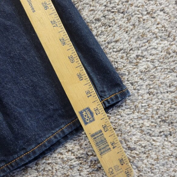 Arizona Jeans Mens 40x32 Blue Original Straight Denim Dark Wash - Picture 4 of 7
